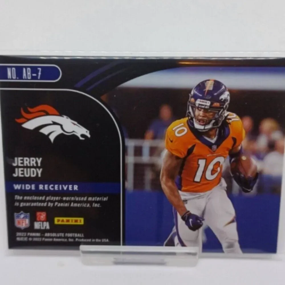 2022 Panini Absolute Football Jerry Jeudy Burners Relic Broncos